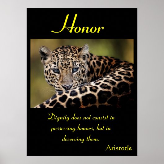 自然の強い力の中で名誉が高まる ポスター (正面)