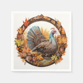 自然の恵み：収穫の喜び スタンダードカクテルナプキン