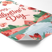 自然の愛のシンフォニーバレンタインデー ポスター (角)