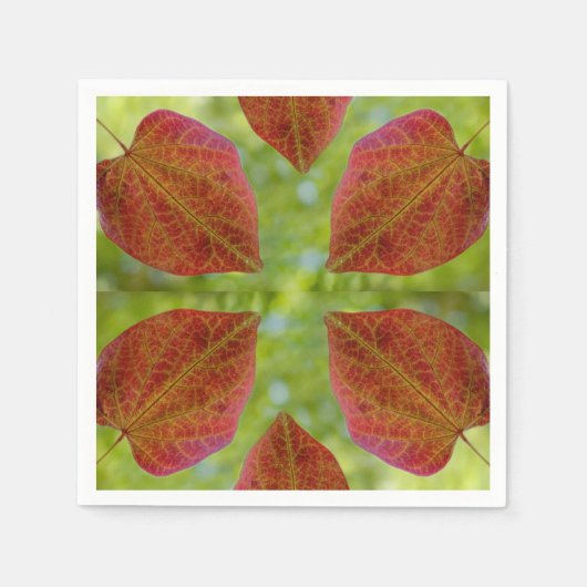 自然の愛離れの スタンダードカクテルナプキン (正面)