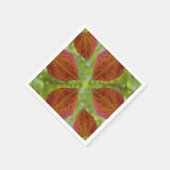 自然の愛離れの スタンダードカクテルナプキン (角)