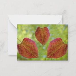 自然の愛離れの ノートカード