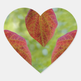 自然の愛離れの ハートシール