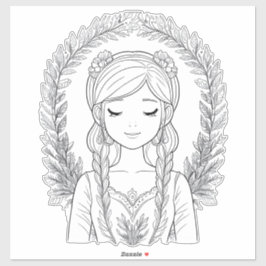 自然の抱擁の静寂 シール