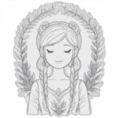 自然の抱擁の静寂 シール (正面)