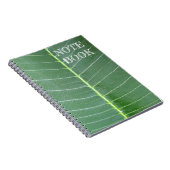 自然の抱擁スパイラル写真 ノートブック (右側)