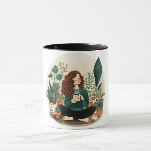 自然の抱擁マグカップ マグカップ (中央)