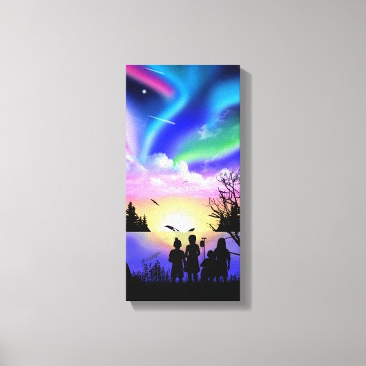 自然の抱擁 キャンバスプリント (正面)