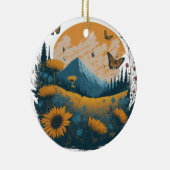 自然の抱擁 セラミックオーナメント (右)