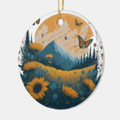 自然の抱擁 セラミックオーナメント (左)