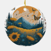 自然の抱擁 セラミックオーナメント (裏面)