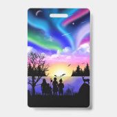 自然の抱擁 バッジ (裏面)