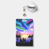 自然の抱擁 バッジ (裏面（伸縮クリップ）)