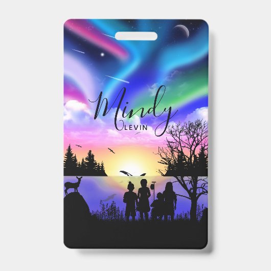 自然の抱擁 バッジ (正面)