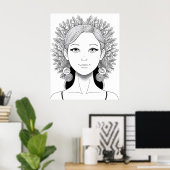 自然の抱擁 ポスター (ホームオフィス)