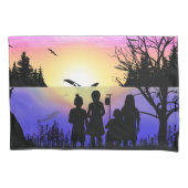 自然の抱擁 枕カバー (正面左)