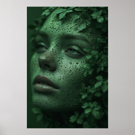 自然の抱擁：美しいポートレート ポスター