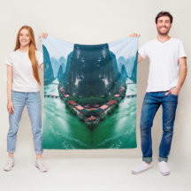 自然の抱擁 – 風光明媚な川の風景