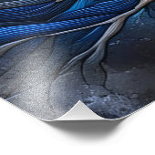 自然の抱擁 – AI時代 フォトプリント            (角)