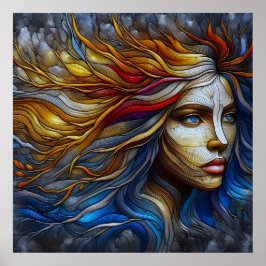 自然の抱擁 – AI時代 ポスター