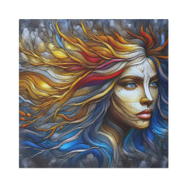 自然の抱擁 – AI時代 メタルプリント