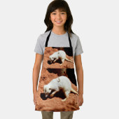 自然の捕獲者:白いメルカト虫を掘る エプロン (インサイチュ)