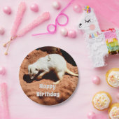 自然の捕獲者：白いメルカト虫を掘る ペーパープレート (パーティー)