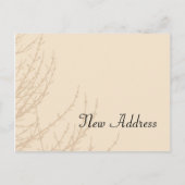 自然の支部による住所の変更 案内ポストカード (正面)