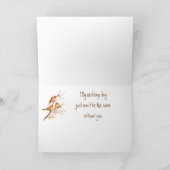 自然の新婦付添人の招待状カード 招待状 (内部)