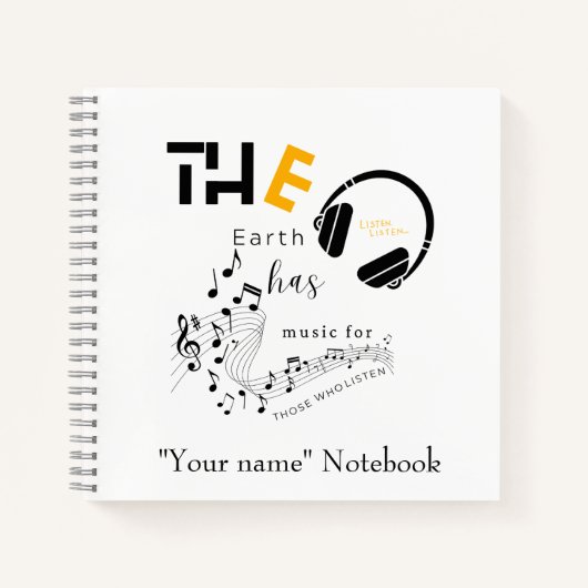 自然の旋律 ノートブック (正面)