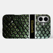 自然の有毒なヘビの皮 Case-Mate iPhoneケース (裏面 (横))