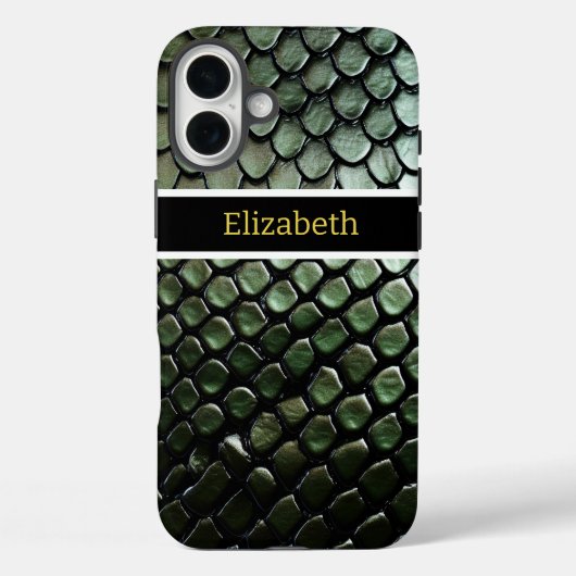 自然の有毒なヘビの皮 Case-Mate iPhoneケース (裏面)