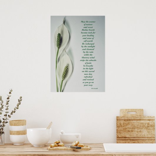 「自然の本質」 ポスター (キッチン)