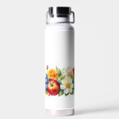 自然の果実と花りんごマリゴールド ウォーターボトル (背面)