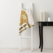 自然の柄、綿の実、園芸。フェンス、フロ シェルパブランケット (インサイチュ)