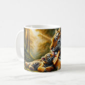 自然の柔らかな絵を描瞬間 コーヒーマグカップ (正面左)