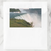 自然の栄光：ナイアガラ秋 長方形シール (バッグ)