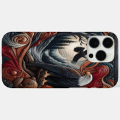自然の森のイーグルデザイン Case-Mate iPhoneケース (裏面 (横))