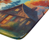 自然の森のコテージの風景–6878 カッティングボード (角)