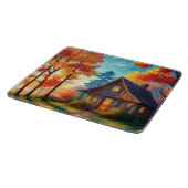 自然の森のコテージの風景–6878 カッティングボード (角)