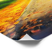 自然の森の秋の木 ポスター (コーナー)