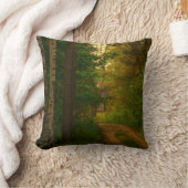 自然の森の農村風景 白ロシア クッション (ブランケット)