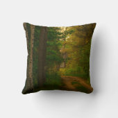 自然の森の農村風景 白ロシア クッション (裏面)