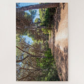 自然の森の風光明媚なビュー,トスカーナ,イタリア ジグソーパズル (縦)