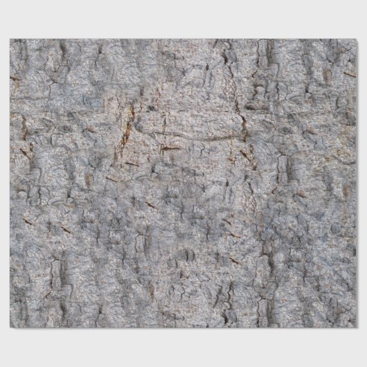 自然の樹皮の写真 ラッピングペーパー (フラット)