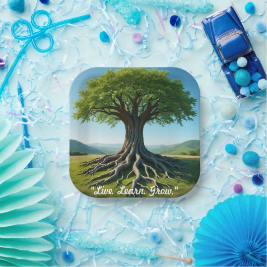 「自然の永遠の象徴」 ペーパープレート (パーティー)