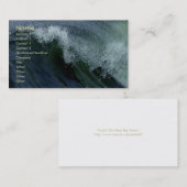 自然の波 名刺 (正面/裏面)