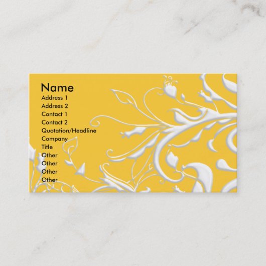 自然の渦 名刺 (正面)