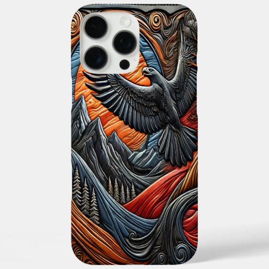 自然の王様 鷹 Case-Mate iPhoneケース (裏面)