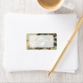 自然の生息地における砂漠の亀のイラストレーション ラベル (インサイチュ)